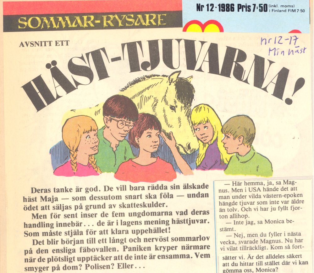 Min Häst (nr. 12-17, 1986)