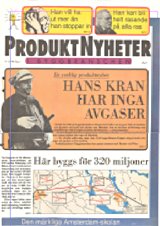Tidningen Produktnyheter i Byggbranschen