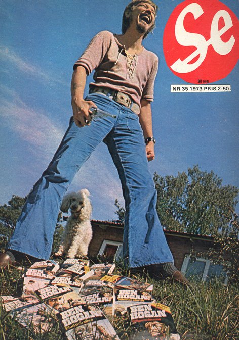 Jag på omslaget på tidningen Se
